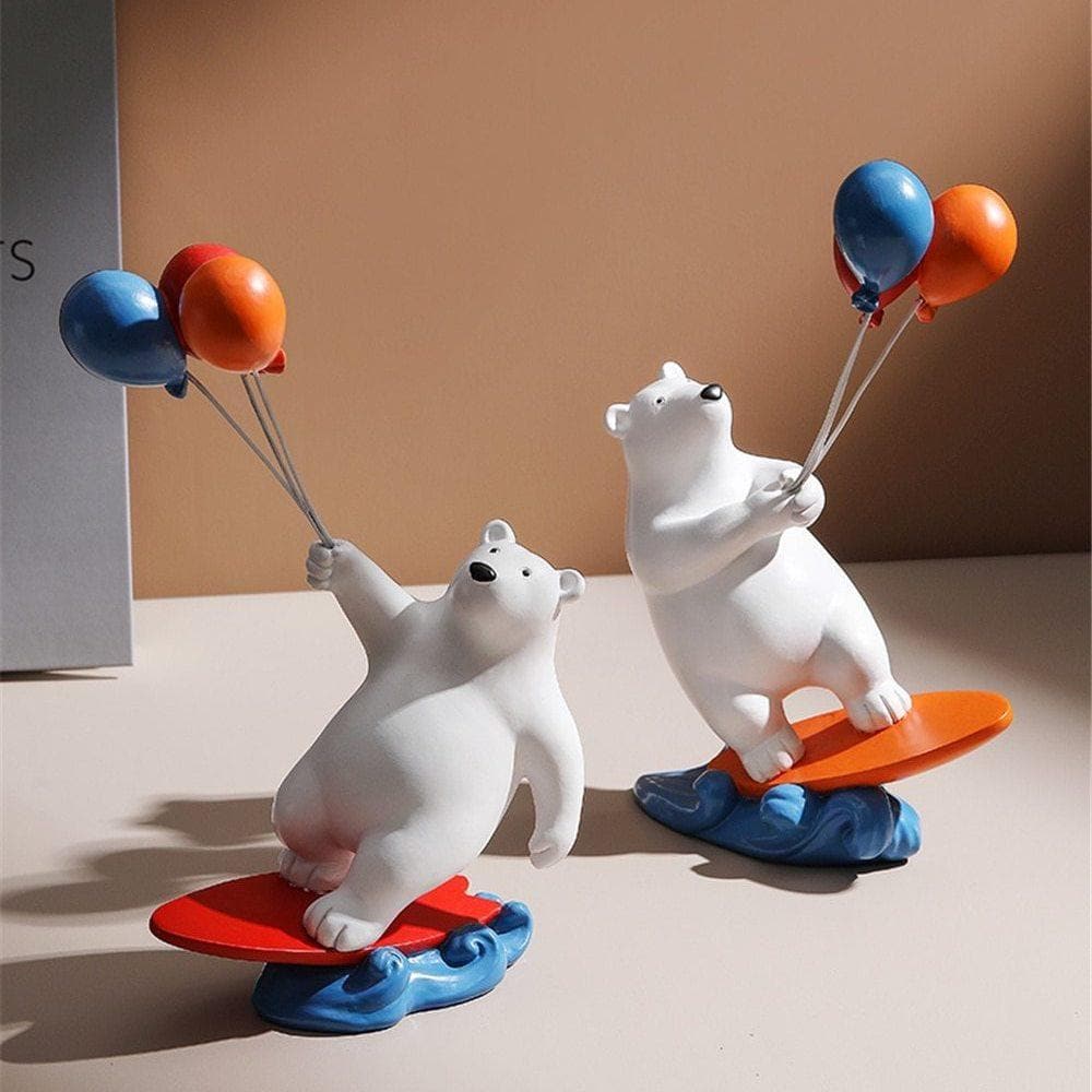 Balloon Polar Bear Surfer dylinoshop