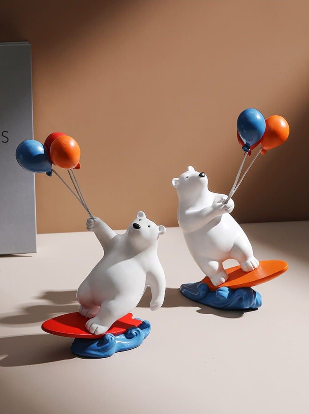 Balloon Surfing Polar Bear dylinoshop