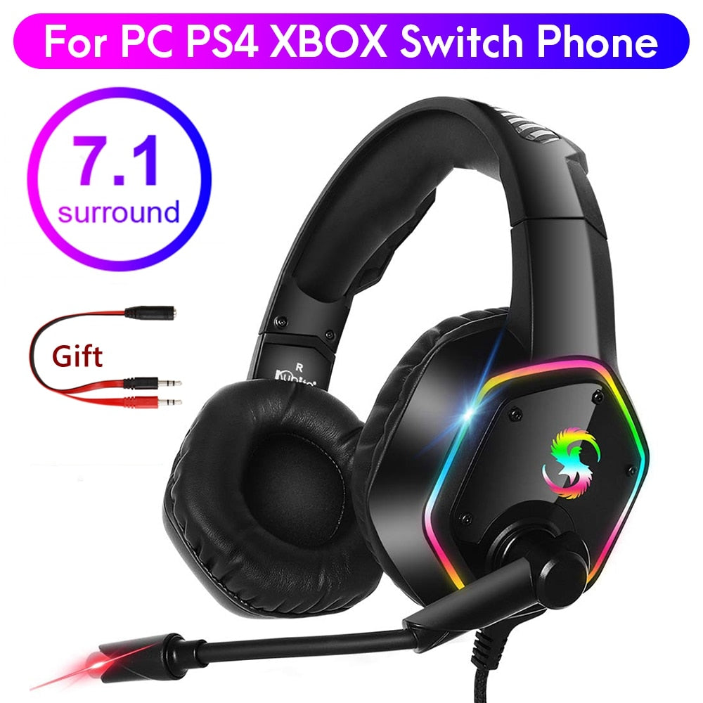 7.1 Stereo RGB Gaming Headset dylinoshop