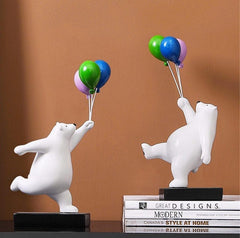 Flying Balloon Polar Bear Feajoy