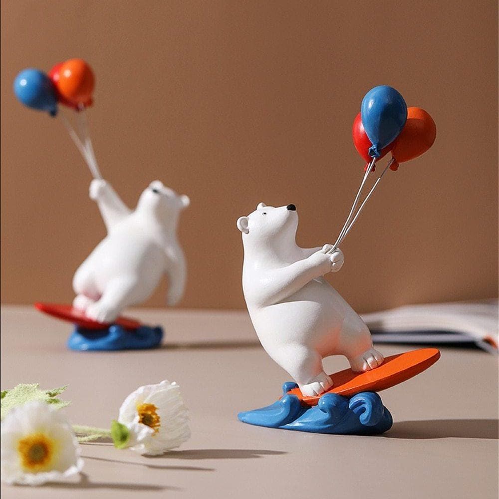 Balloon Polar Bear Surfer dylinoshop