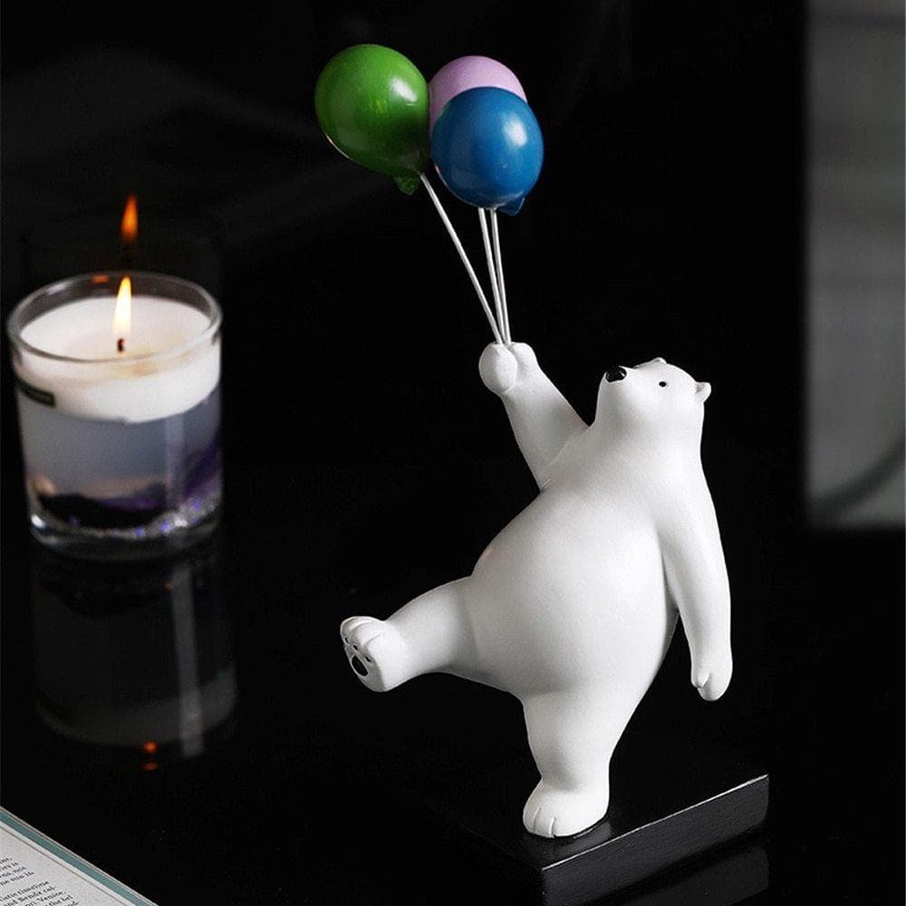 Flying Balloon Polar Bear Feajoy