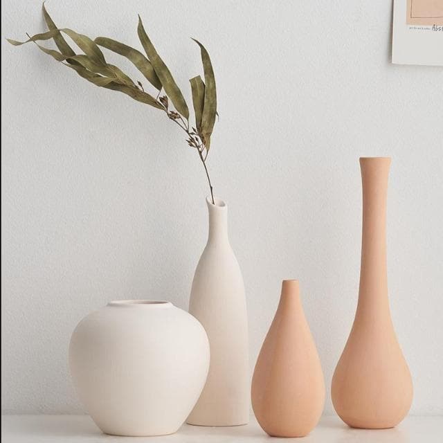 Nordic Minimalist Trumpet Vase feajoy