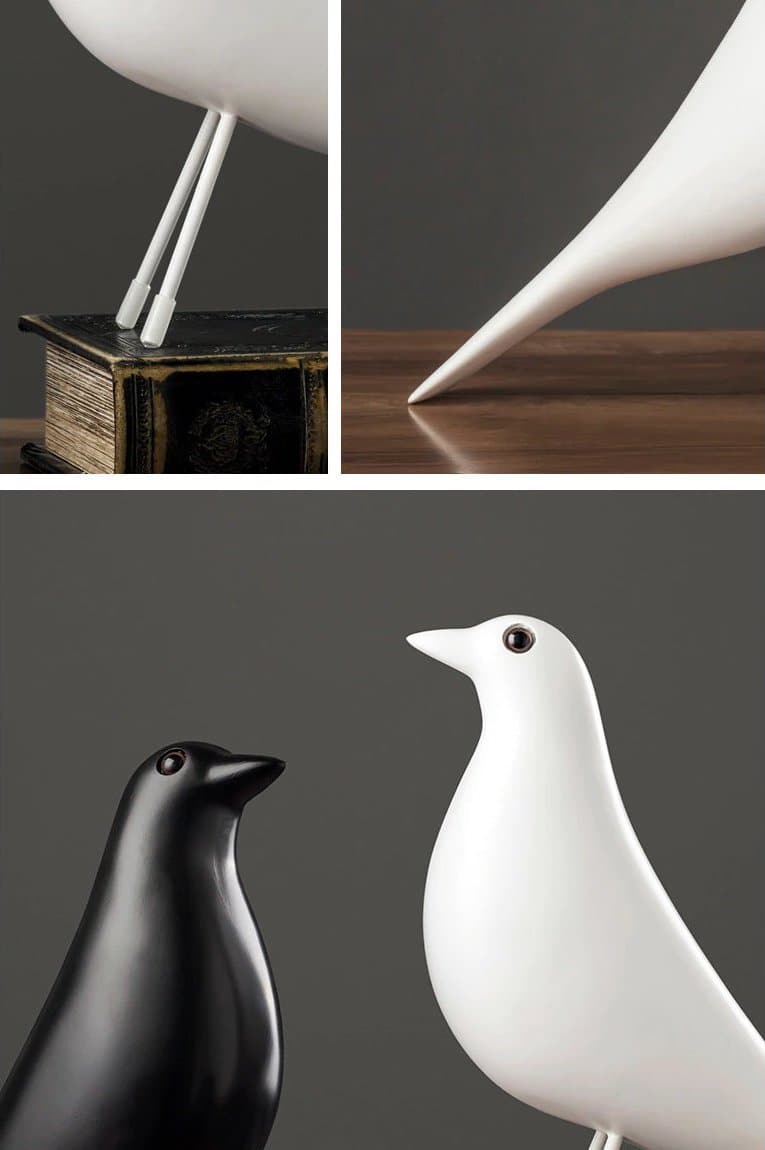 Minimalist Pigeon Figurine Feajoy