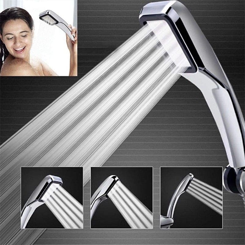 High Pressure Shower Head - With 300 Holes - Saving Water - Spray Bath - Easy Tool Free Installation dylinoshop