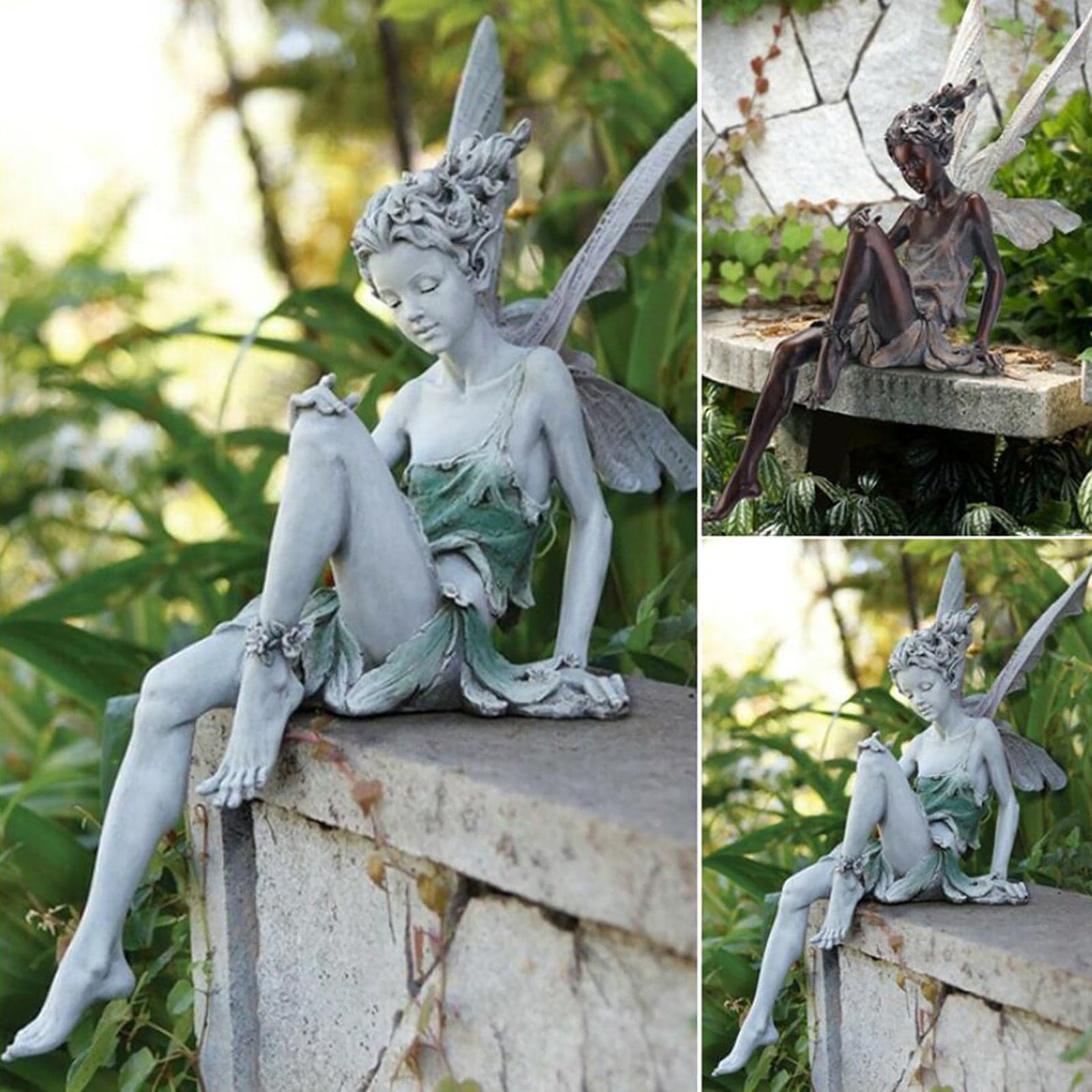 Sitting Fairy Statue dylinoshop