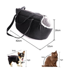 Pets Carrier for Cat Carrying Bag for Cat Backpack Panier Handbag for Cats Travel Plush Cats Bag Bed Puppy Pet Cat Accessories dylinoshop