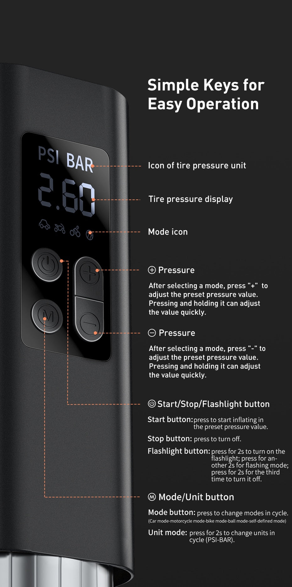 Baseus Portable Air Compressor dylinoshop