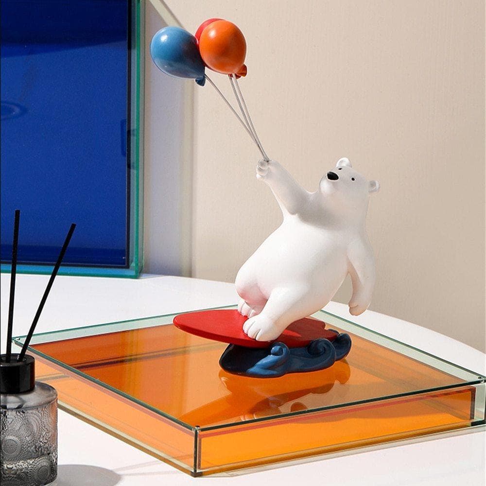 Balloon Polar Bear Surfer dylinoshop