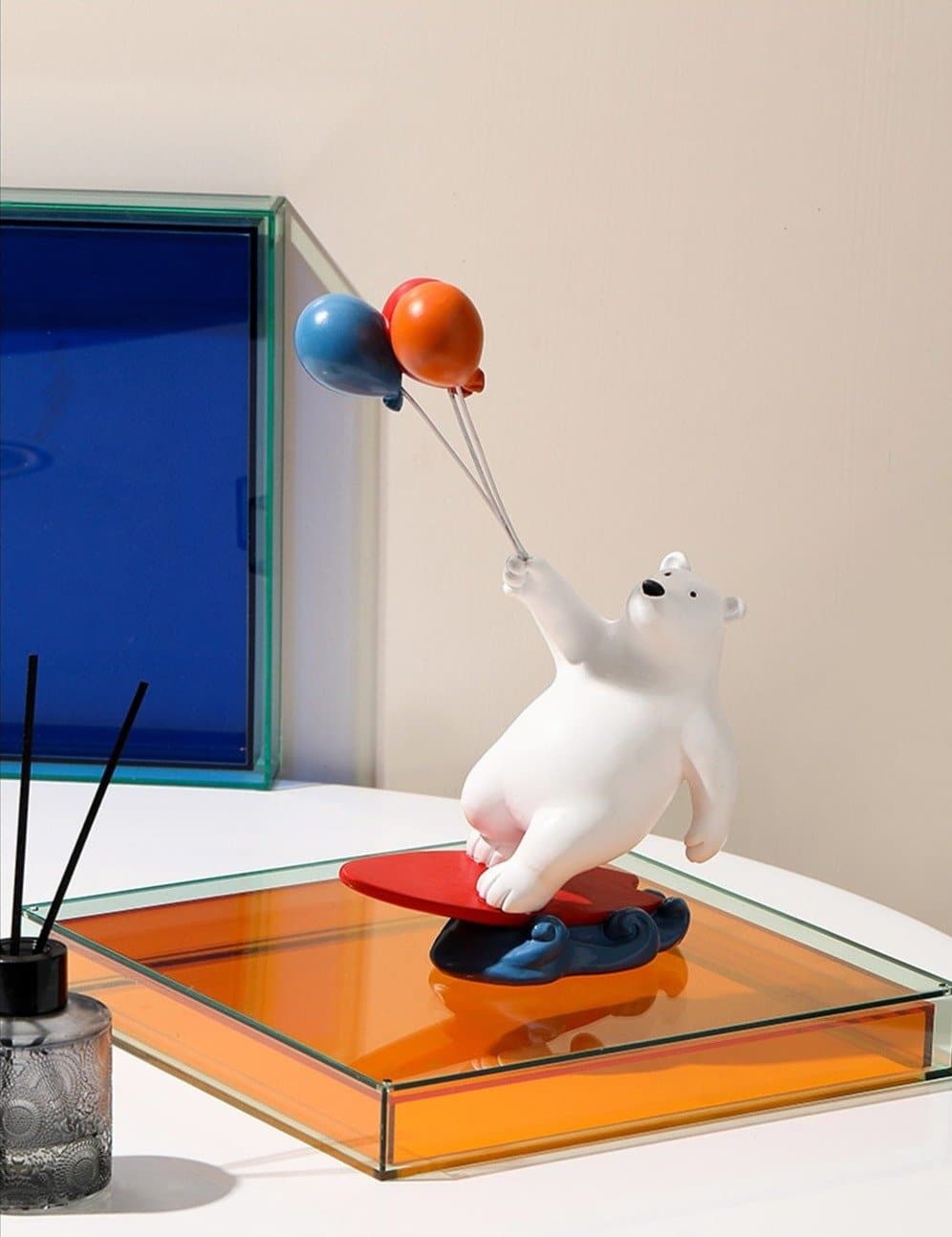 Balloon Surfing Polar Bear dylinoshop