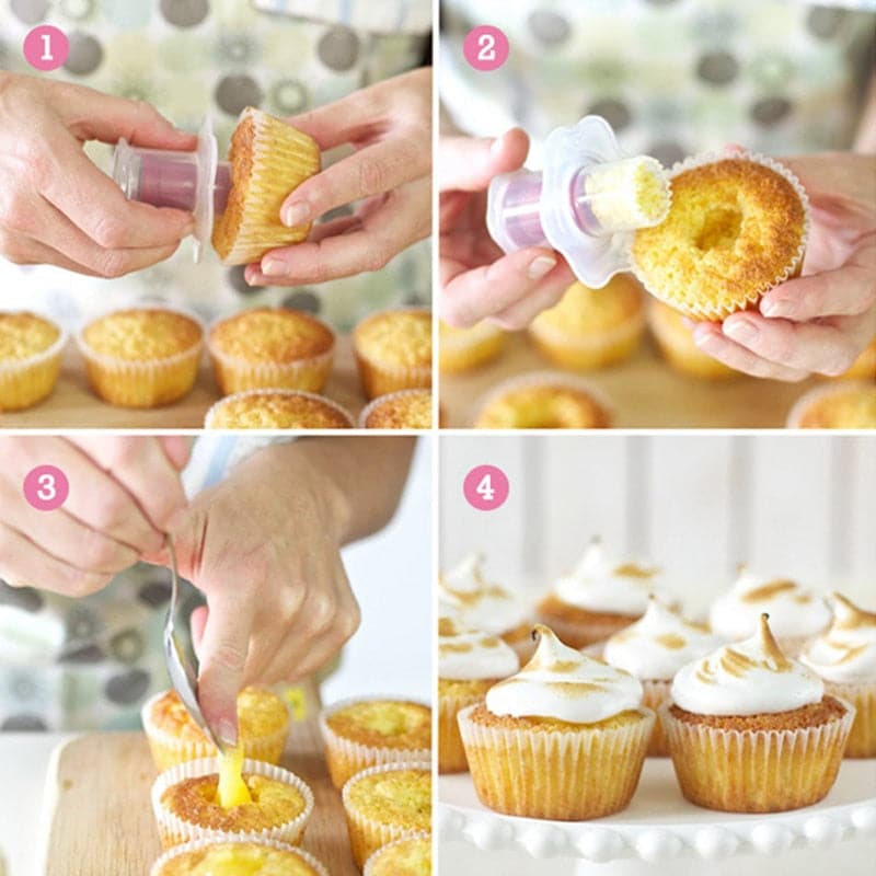 KOMAMY  Filled Cupcake Corer Plunger Cutter dylinoshop