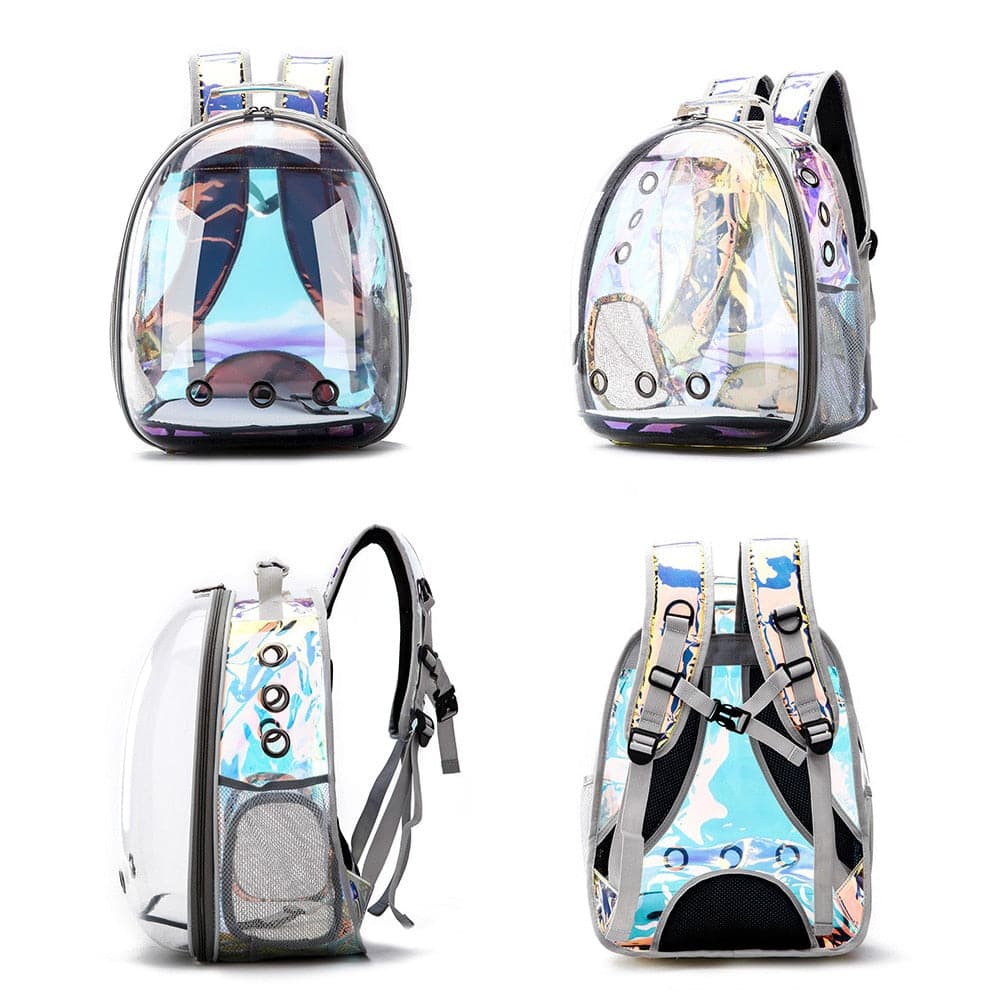 Free shipping Cat bag Breathable Portable Pet Carrier Bag Outdoor Travel backpack for cat and dog Transparent Space pet Backpack dylinoshop