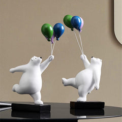 Flying Balloon Polar Bear Feajoy