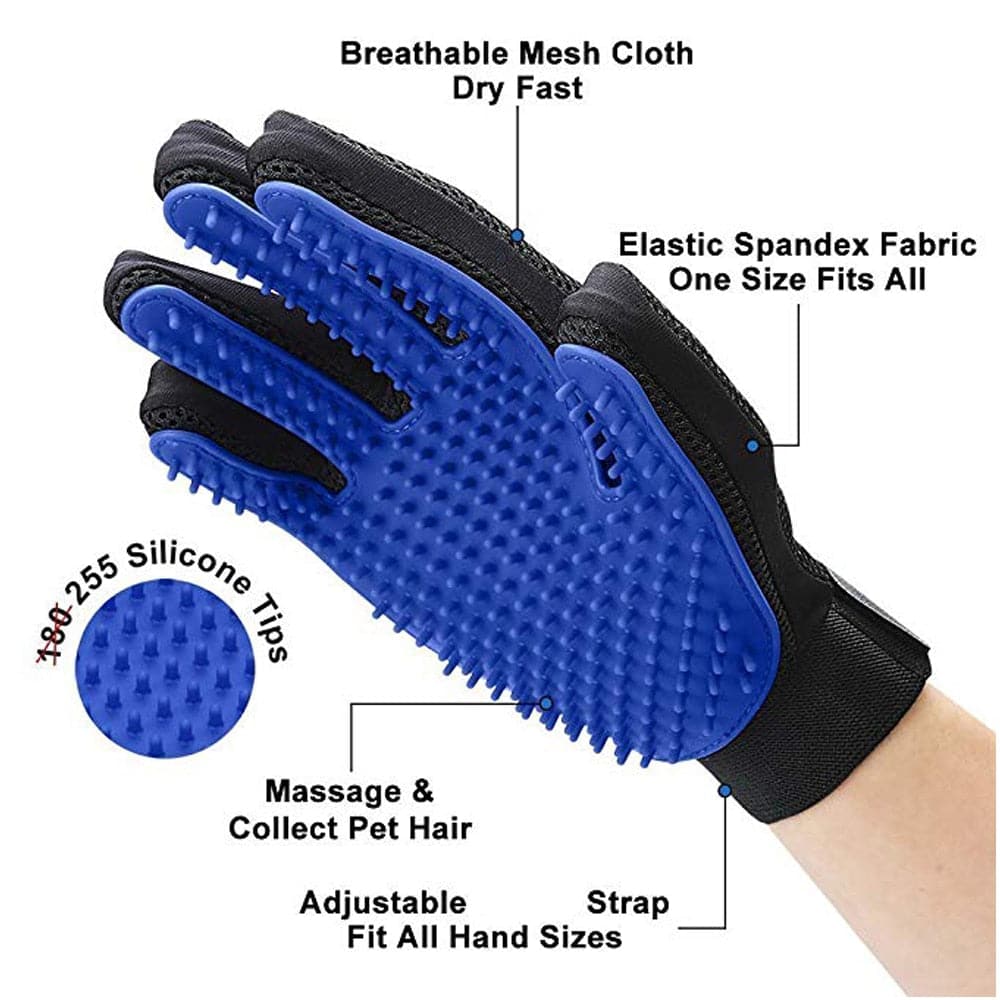 guante para gato dog Grooming Glove pet products mascotas cat Deshedding Hair Remove Cleaning Puppy Massage dla psa gatos perros dylinoshop