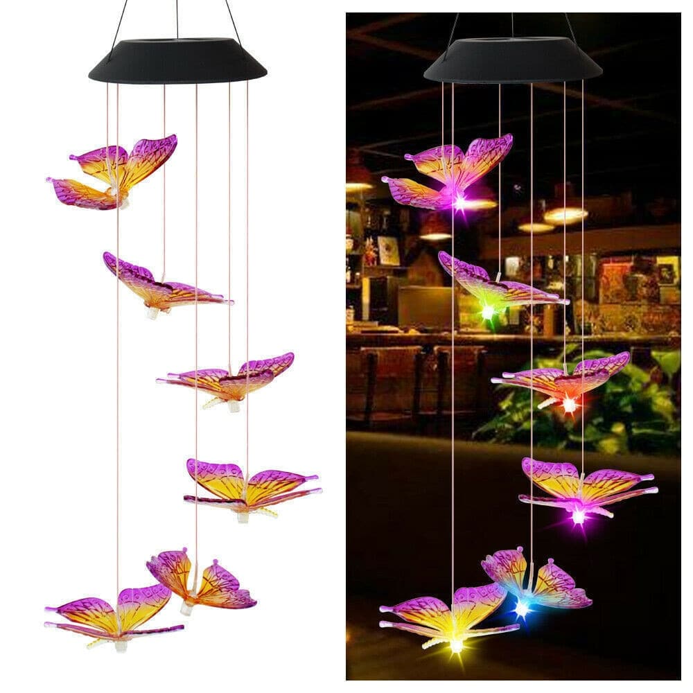 Solar-Powered Dangling Hummingbird Lights dylinoshop