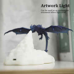 3D Printed LED Dragon Lamps As Night Light For Home Hot Sale Than Moon Lamp Night Lamp Best Gifts For Kids dylinoshop