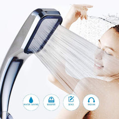 High Pressure Shower Head - With 300 Holes - Saving Water - Spray Bath - Easy Tool Free Installation dylinoshop