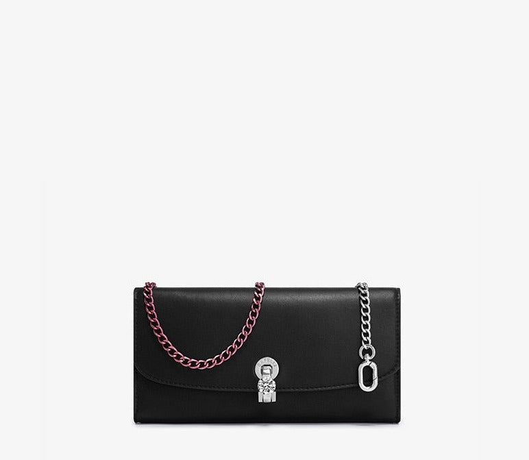 Crystal Lock Chain Women's Clutch Bag dylinoshop