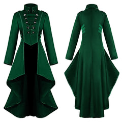 Women Tuxedo Gothic Steampunk Trench Medieval Victorian Costume dylinoshop