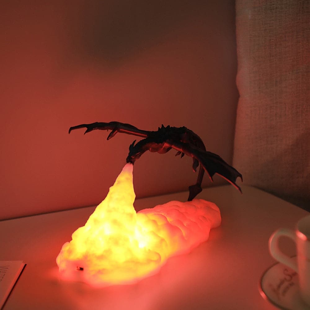 3D Printed LED Dragon Lamps As Night Light For Home Hot Sale Than Moon Lamp Night Lamp Best Gifts For Kids dylinoshop