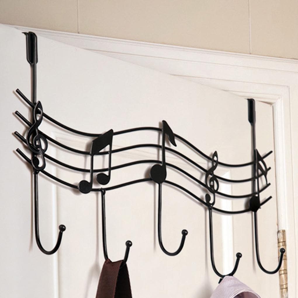 Music Notes Wall Hook Hangers feajoy