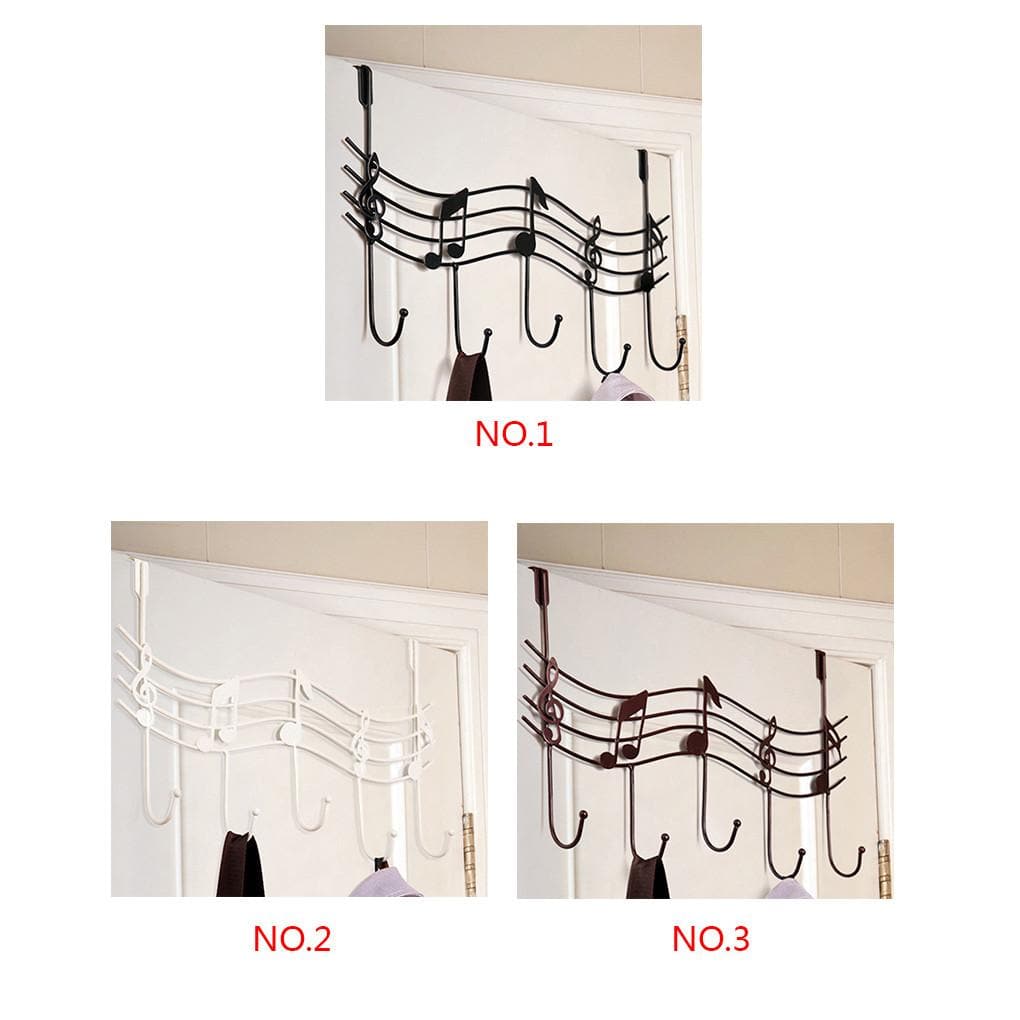 Music Notes Wall Hook Hangers feajoy