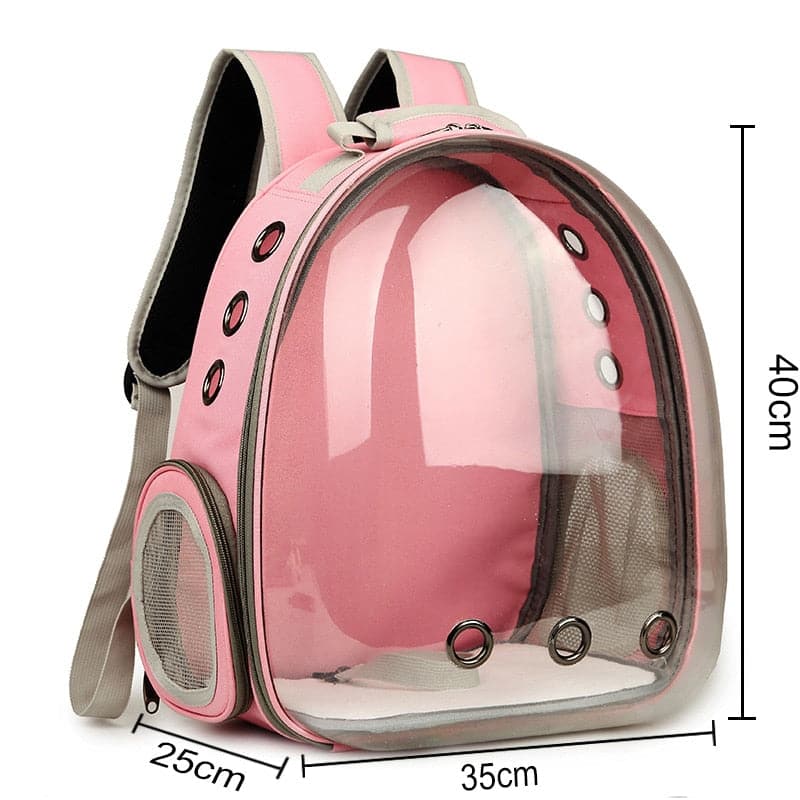 Free shipping Cat bag Breathable Portable Pet Carrier Bag Outdoor Travel backpack for cat and dog Transparent Space pet Backpack dylinoshop