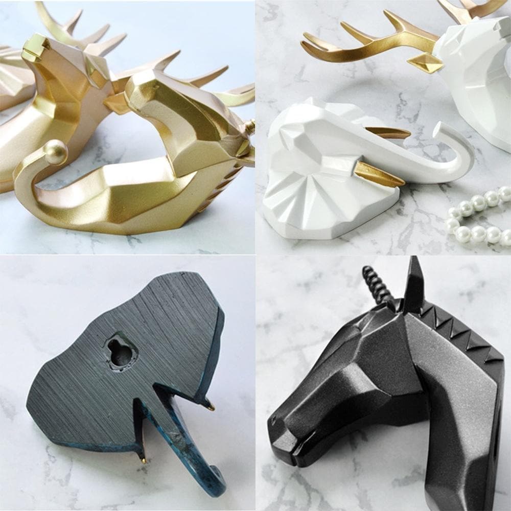 Geometric Wildlife Wall Hook Feajoy