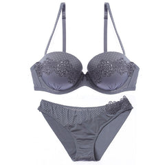 Rose Dream Underwire Women's Bra Brief Set dylinoshop