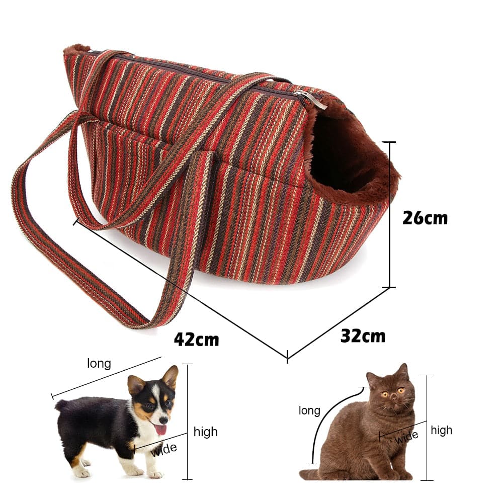 Pets Carrier for Cat Carrying Bag for Cat Backpack Panier Handbag for Cats Travel Plush Cats Bag Bed Puppy Pet Cat Accessories dylinoshop