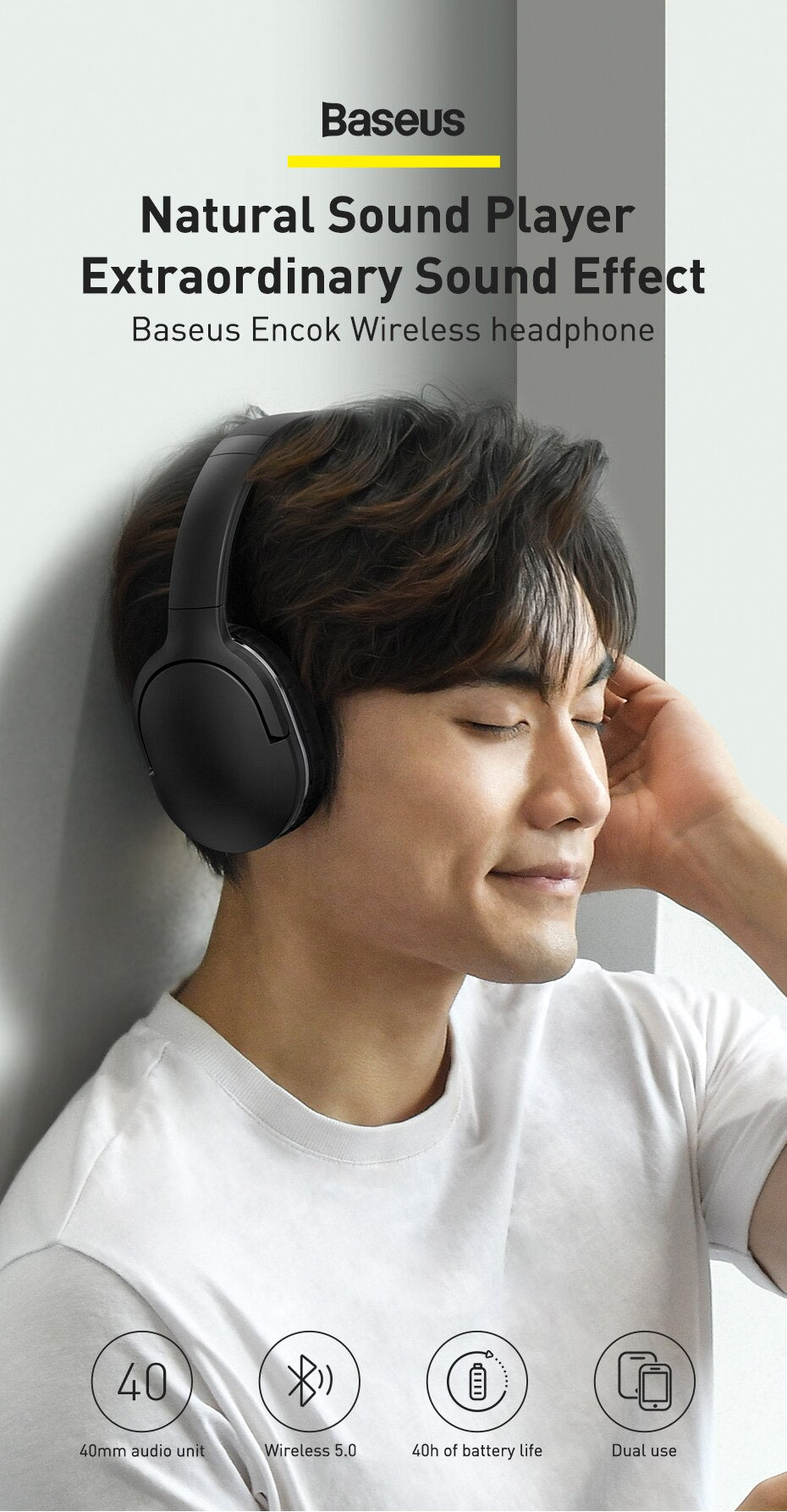 Baseus D02 Pro Wireless Headphones Bluetooth 5.3 dylinoshop