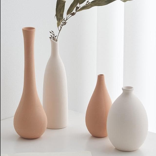 Nordic Minimalist Trumpet Vase feajoy