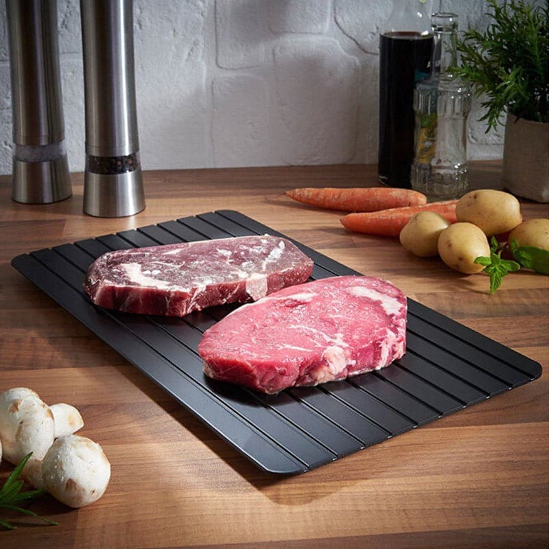 Super Fast Defrosting Tray  Fast Defrosting Tray Thaw frozen Food Meat Fruit Quick Defrosting Plate Board Defrost Kitchen Gadget Tool dylinoshop