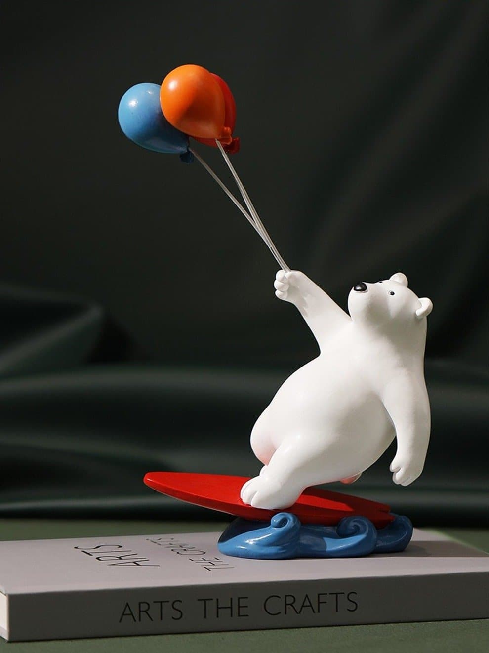 Balloon Surfing Polar Bear dylinoshop