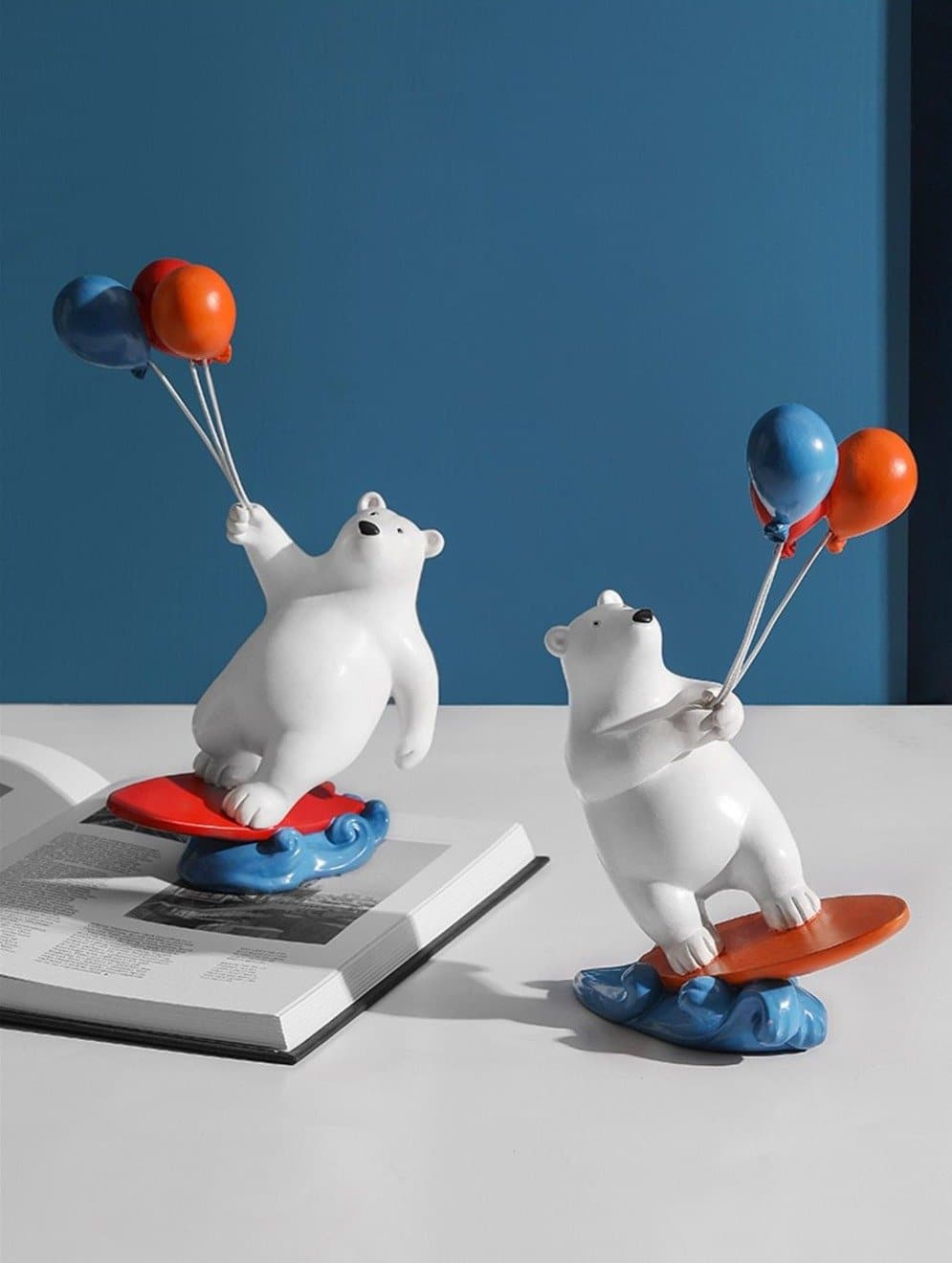 Balloon Surfing Polar Bear dylinoshop