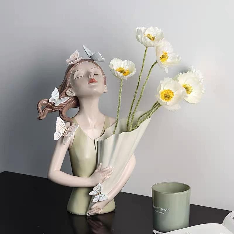 Butterfly Girl Vase dylinoshop