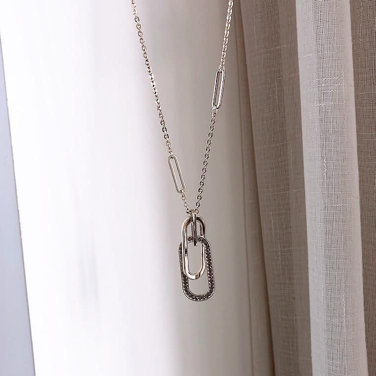 Long Necklaces Charm Jewelry Geometric Sweater Fashion #ET522 Touchy Style