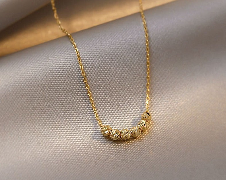 Luxury Golden Bean Necklaces Charm Jewelry NCJT21 Touchy Style