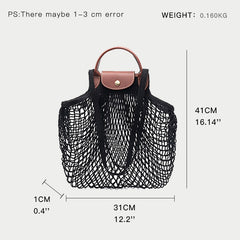 Mesh Net Women's Tote Handbags dylinoshop