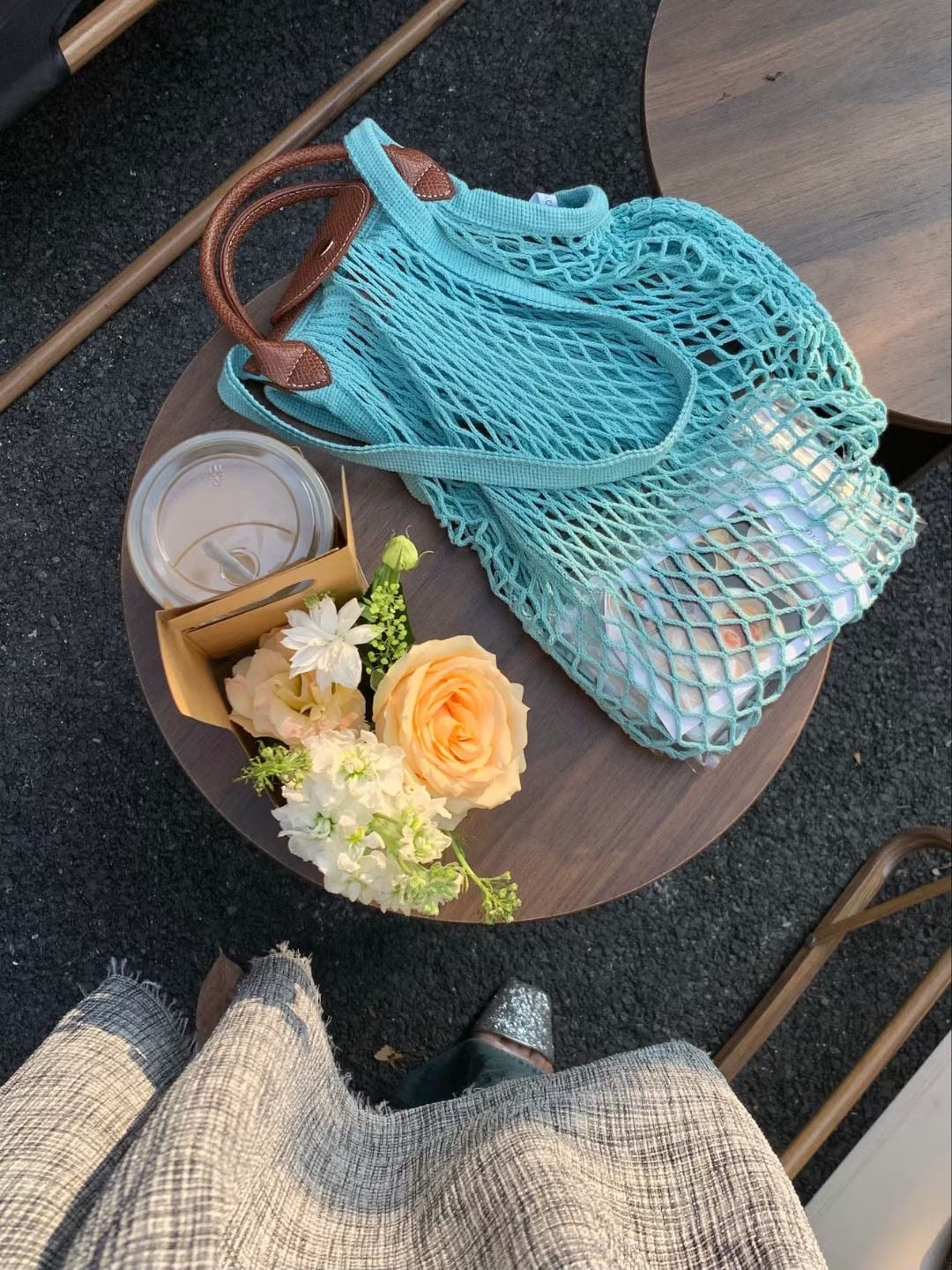 Mesh Net Women's Tote Handbags dylinoshop