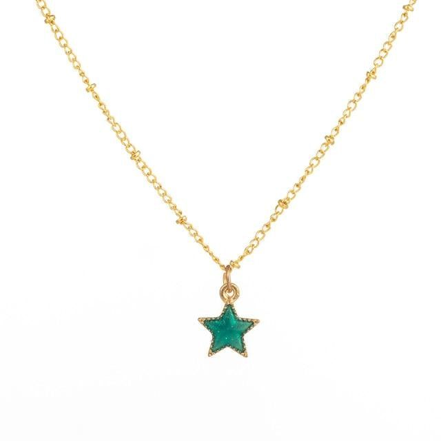 Multilayer Necklaces Charm Jewelry Heart Stars Round Coin Portrait Dollar N010980B Touchy Style