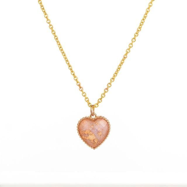 Multilayer Necklaces Charm Jewelry Heart Stars Round Coin Portrait Dollar N010980B Touchy Style