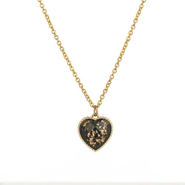 Multilayer Necklaces Charm Jewelry Heart Stars Round Coin Portrait Dollar N010980B Touchy Style