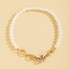 Multilayer Necklaces Charm Jewelry Simulated Pearls KOS0409 Touchy Style