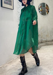 Natural half sleeve tulle Summer dresses plus size Fashion Ideas green Art Dresses AT-LTP200508