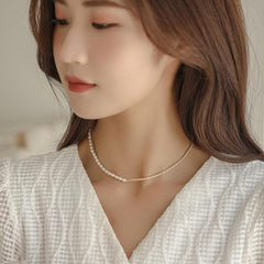 Necklaces Charm Jewelry Simple Rhinestone Pearl Korean Style Touchy Style