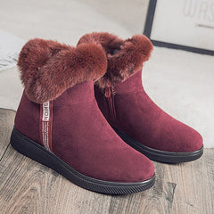 Platform Botas Women's Casual Shoes GCSZXC58 Ankle Boots Suede Plush Furry Touchy Style