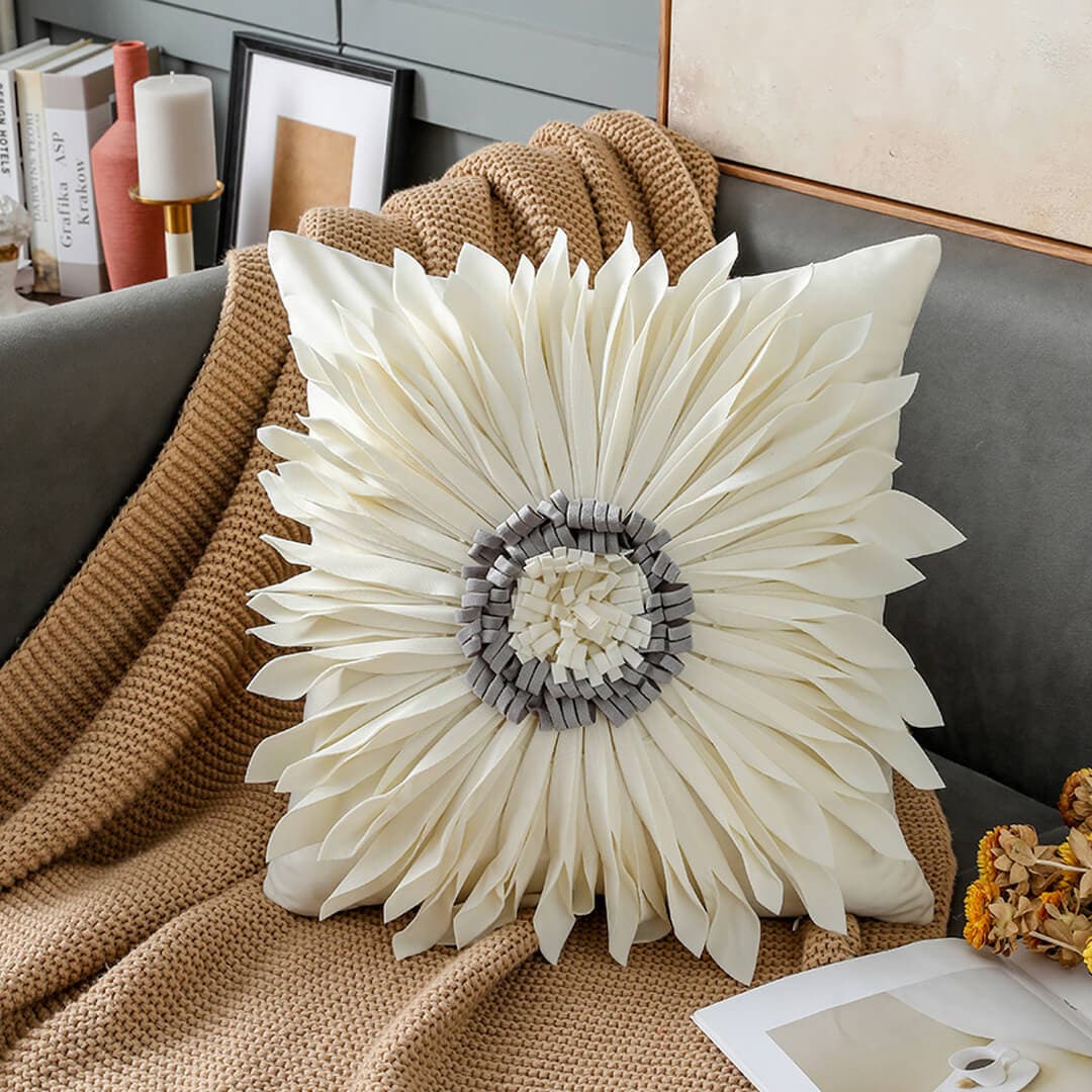 Handmade Sunflower Cushion Covers Feajoy