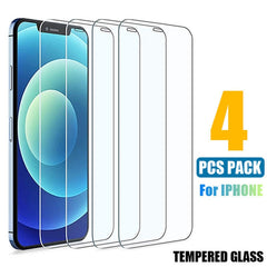 4PCS Tempered Glass for iPhone dylinoshop