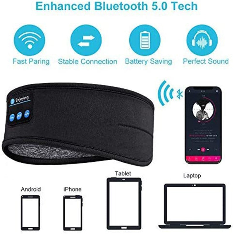 Bluetooth headband for sleeping and sports activities dylinoshop